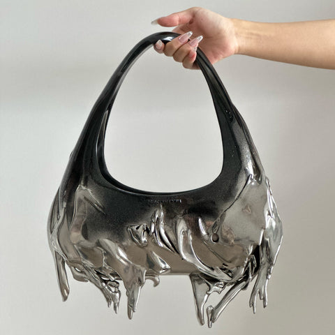 GNASTIY BAG-ROUND VERSION BLACK SILVER