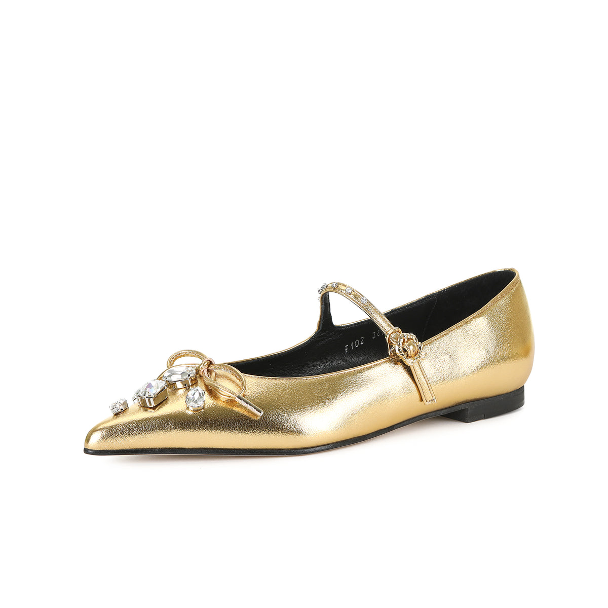 BRIA MARY-JANE FLATS GOLD