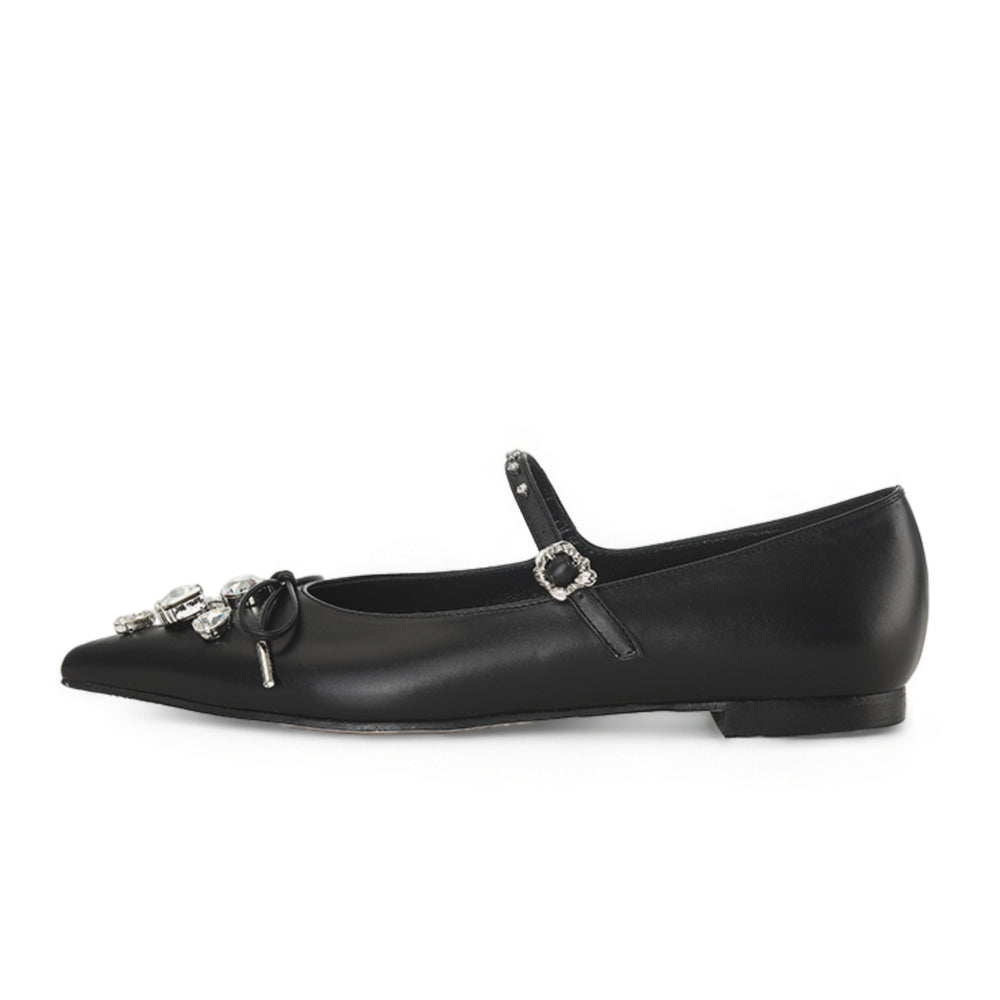 BRIA MARY-JANE FLATS BLACK