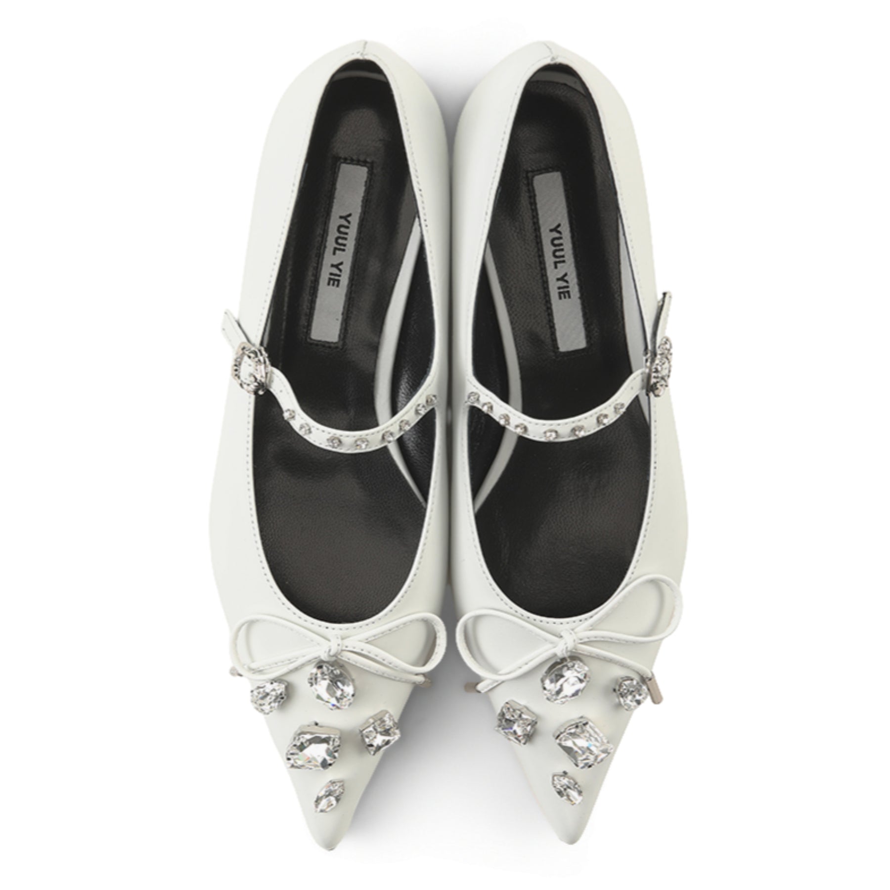 BRIA MARY-JANE FLATS WHITE