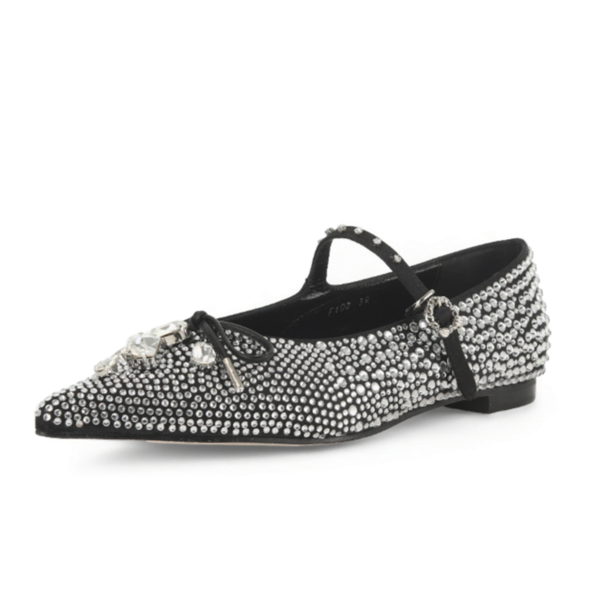 BRIA MARY-JANE FLATS WHOLE CRYSTAL