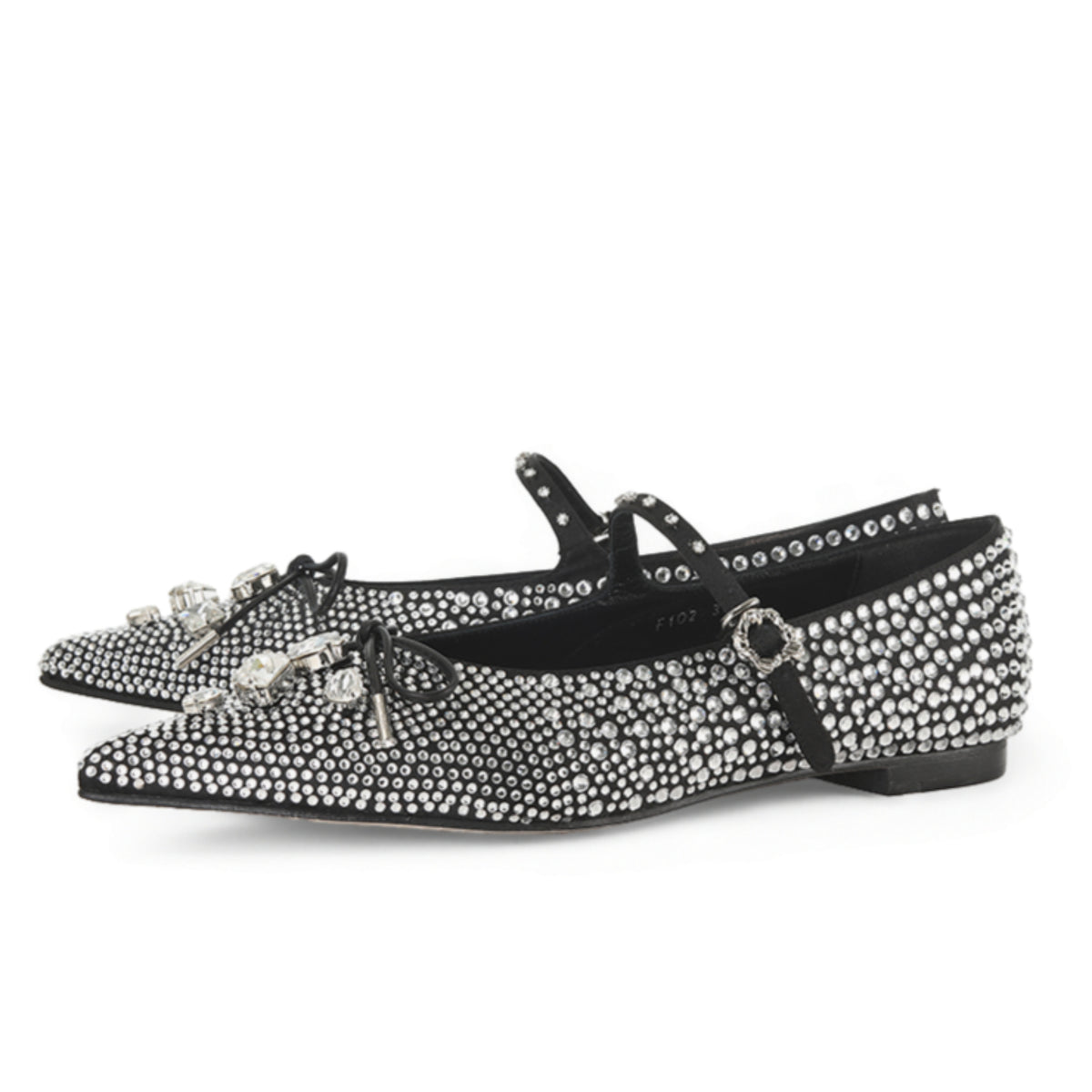 BRIA MARY-JANE FLATS WHOLE CRYSTAL