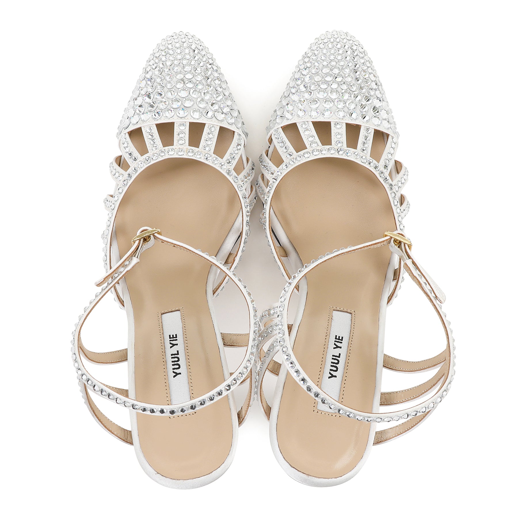 ELARA SANDALS WHITE CRYSTAL