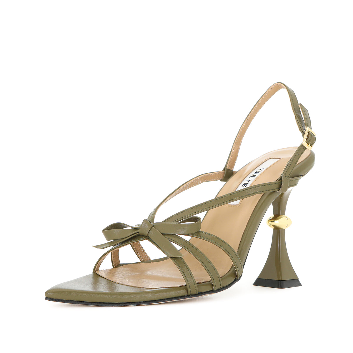 EULIA SLING-BACKS OLIVE GREEN