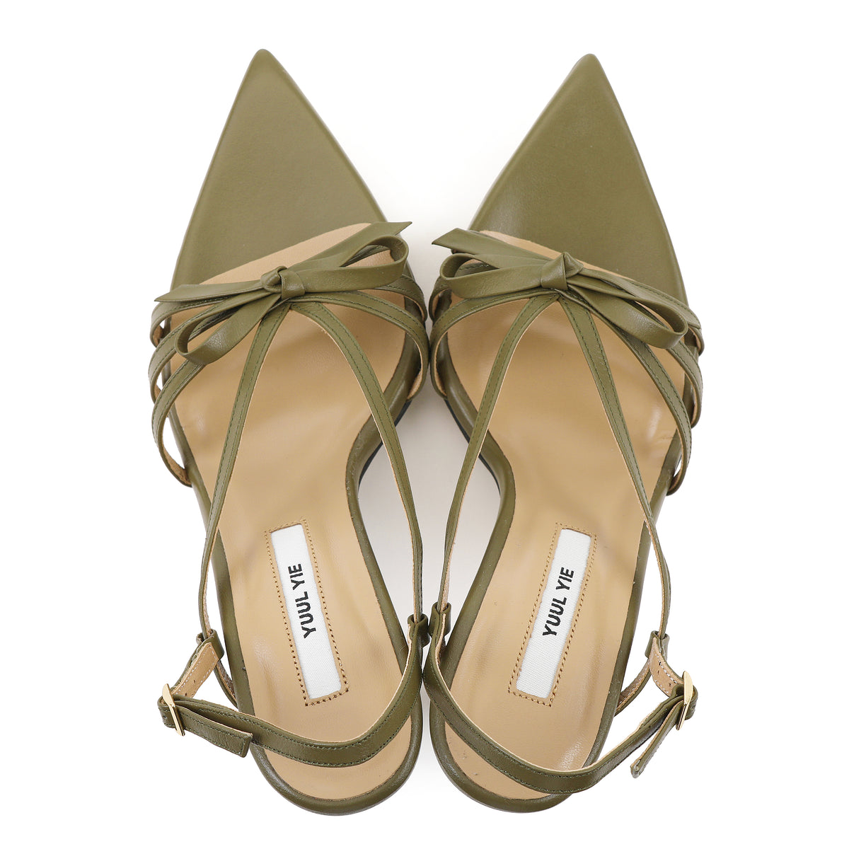 EULIA SLING-BACKS OLIVE GREEN