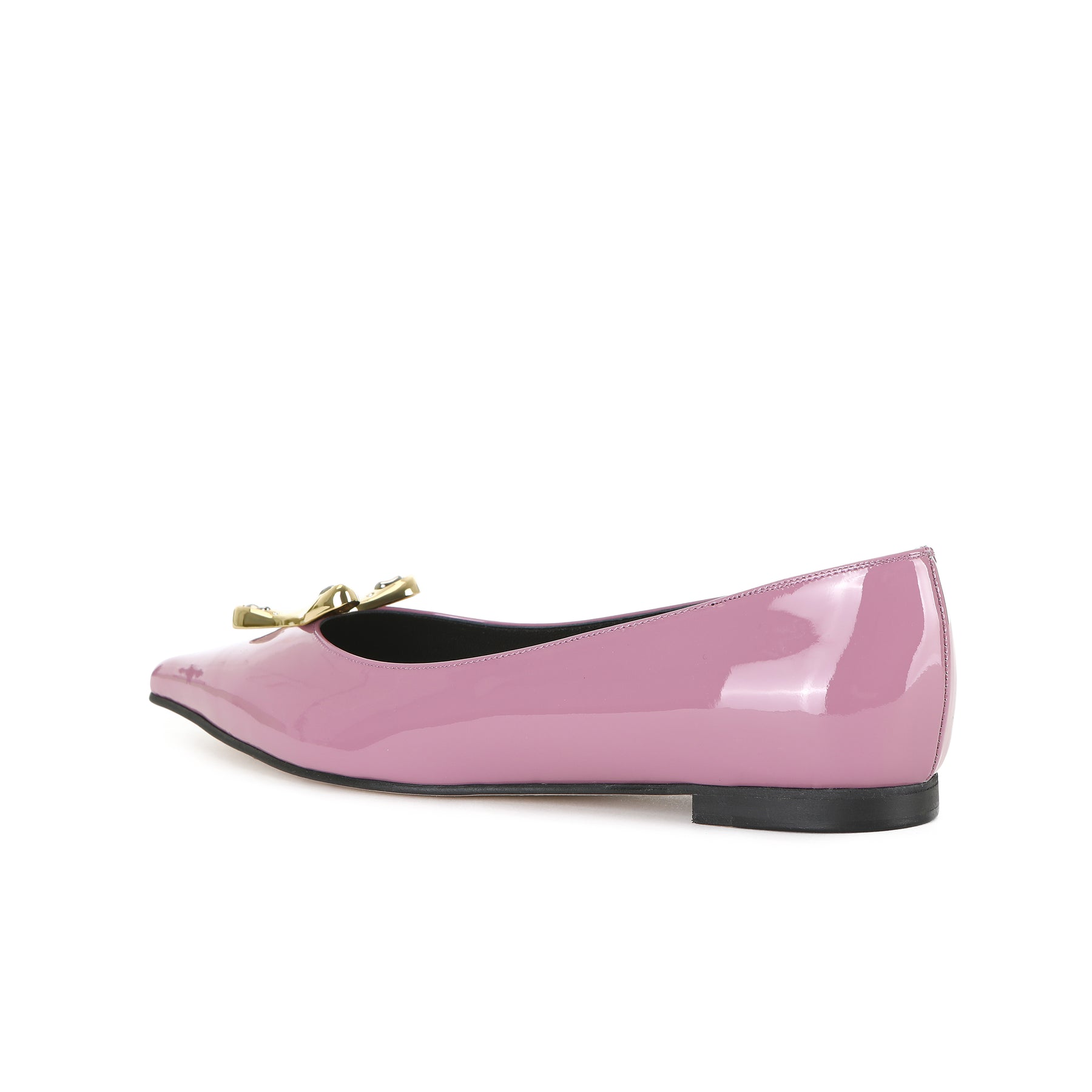 FREYA FLATS GLOSSY ROSE