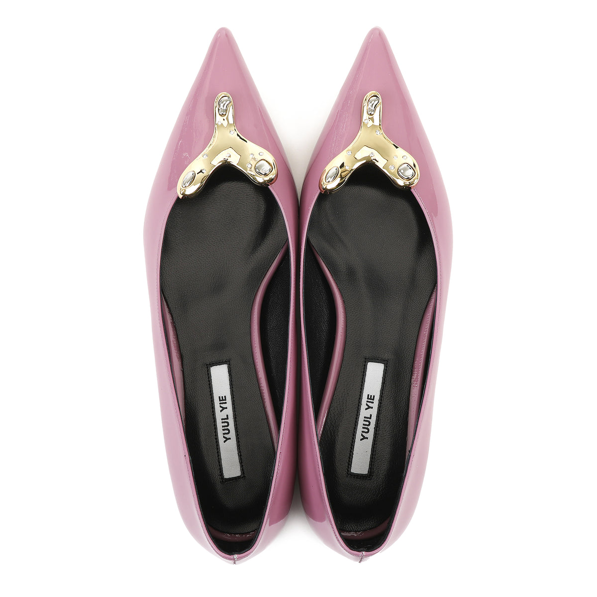FREYA FLATS GLOSSY ROSE