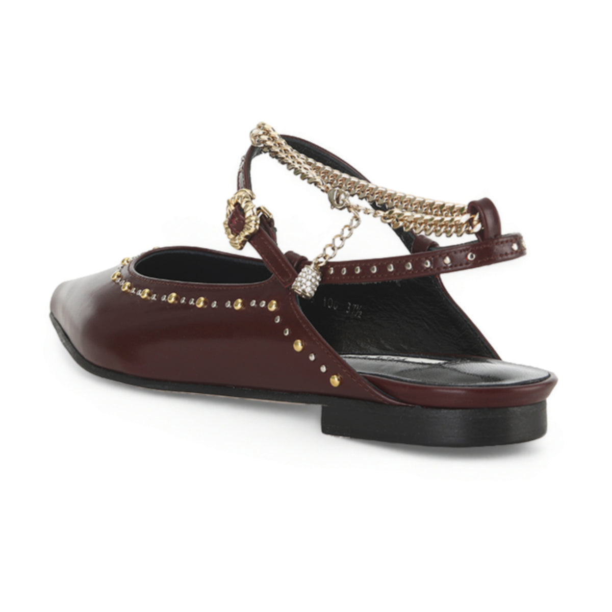 JULES MARY-JANE FLATS BURGUNDY
