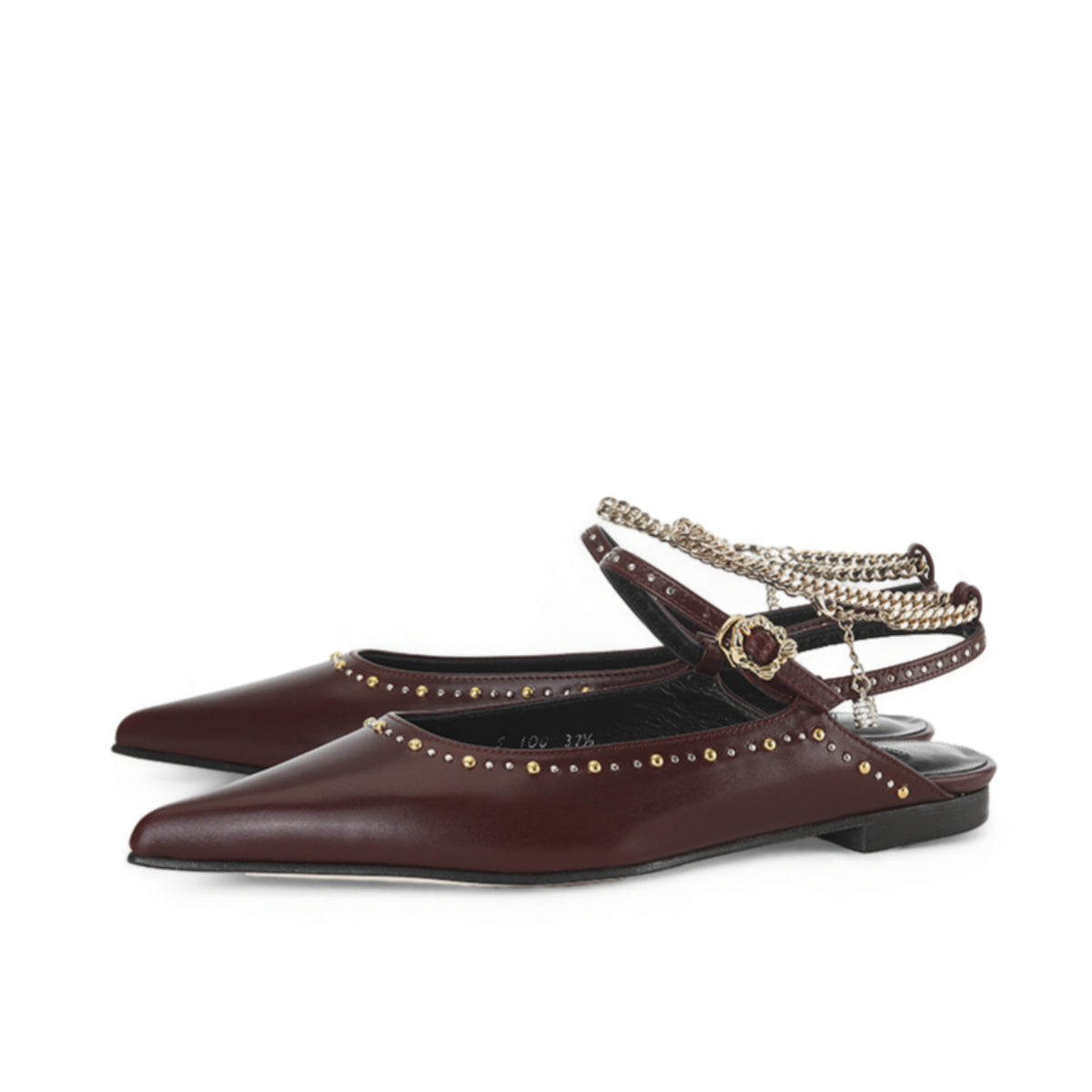 JULES MARY-JANE FLATS BURGUNDY