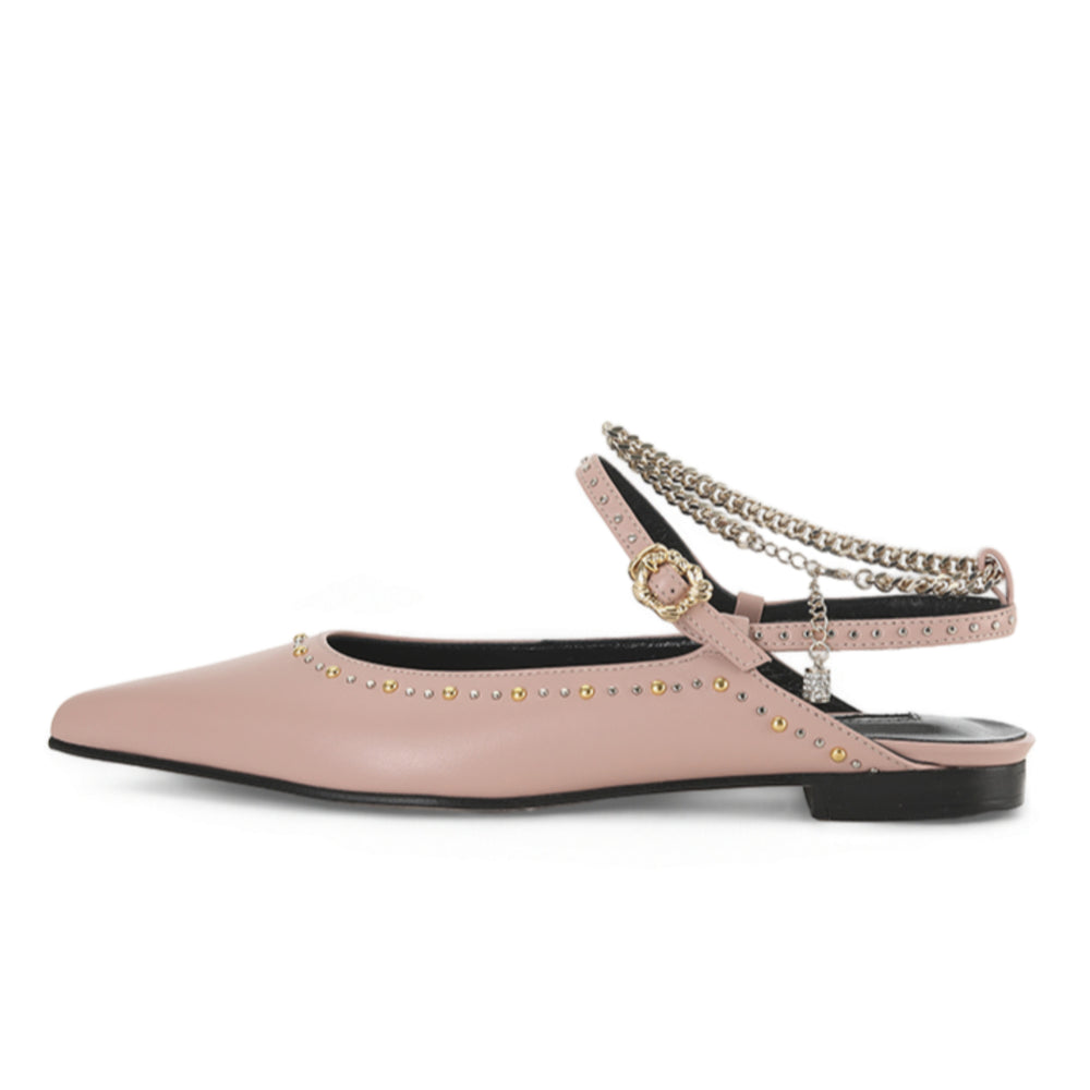 JULES MARY-JANE FLATS PALE PINK