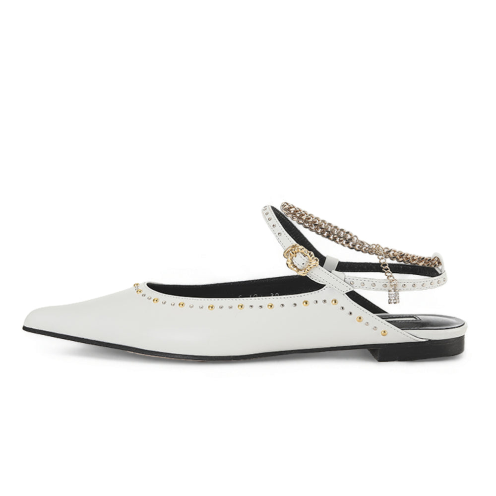 JULES MARY-JANE FLATS WHITE
