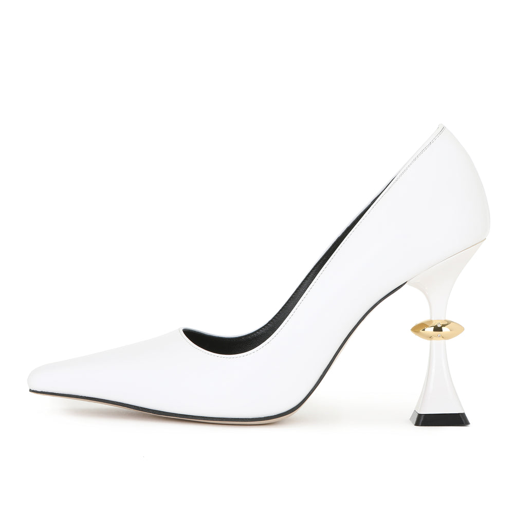 LEANOR PUMPS WHITE