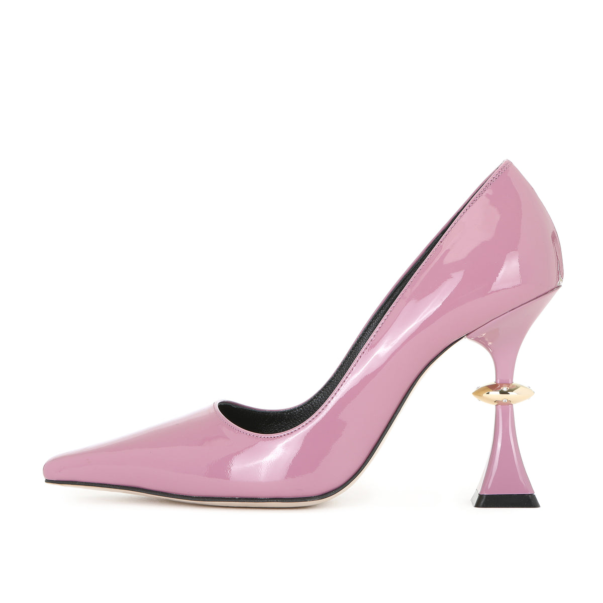 LEANOR PUMPS GLOSSY ROSE