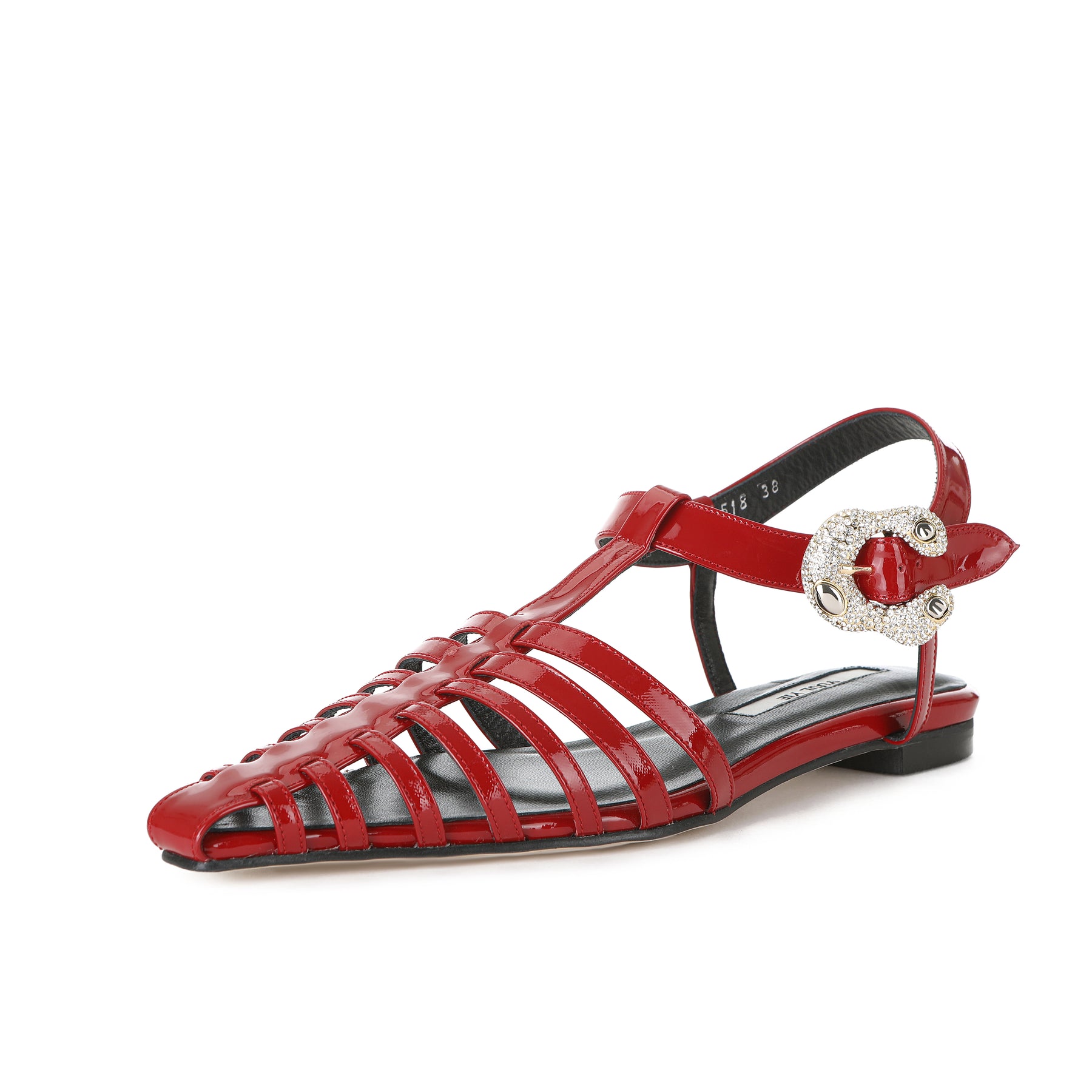 LEDA SANDALS RUBY RED