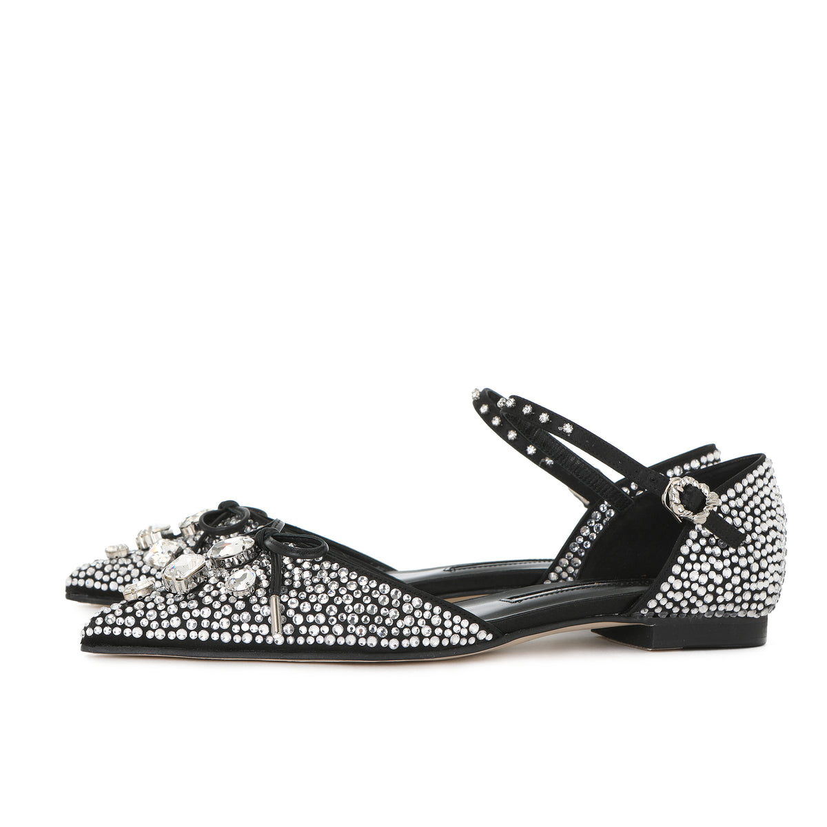 LARY MARY-JANE FLATS BLACK