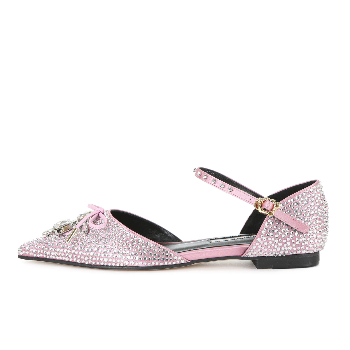 LARY MARY-JANE FLATS PEONY PINK