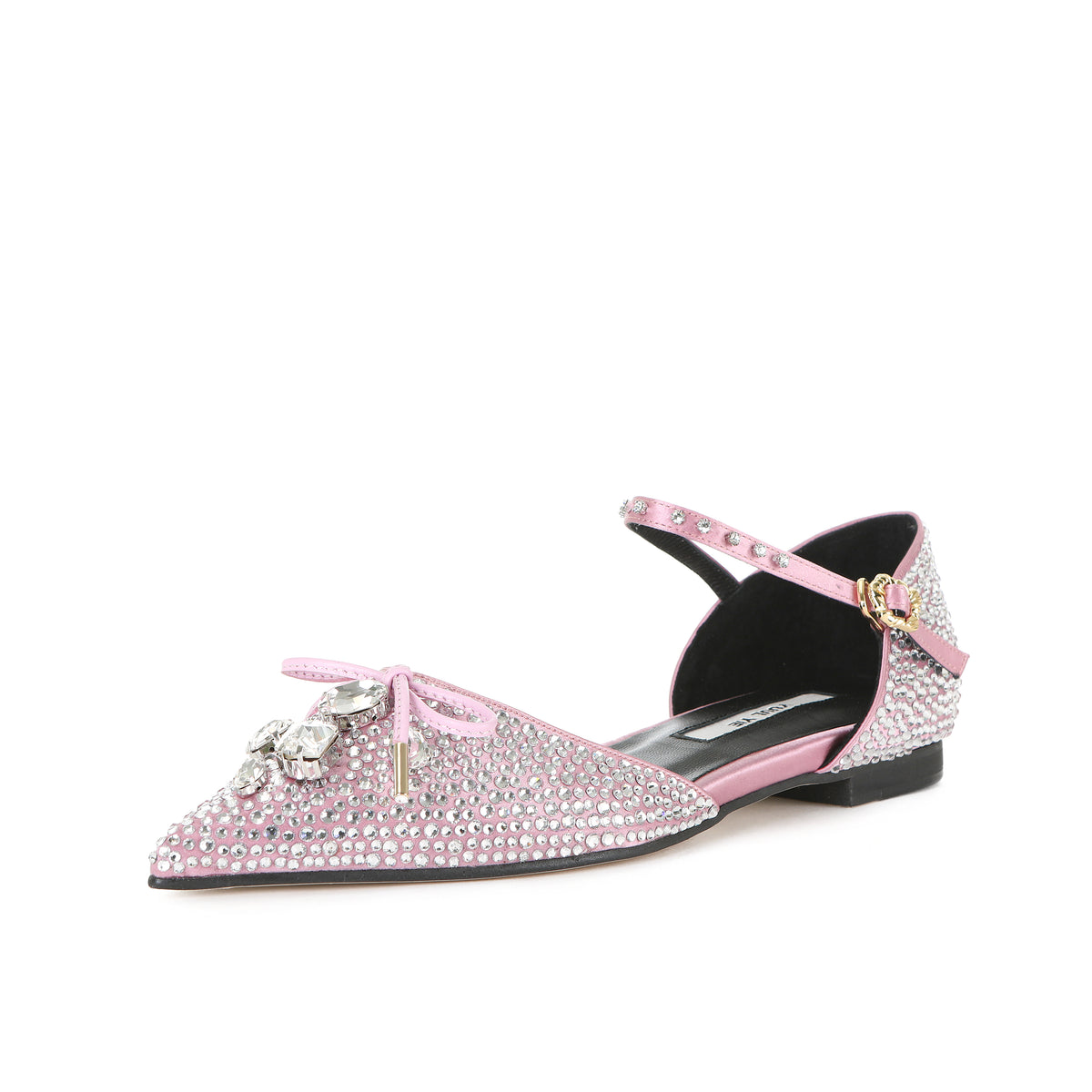 LARY MARY-JANE FLATS PEONY PINK