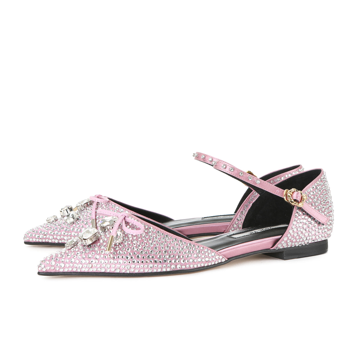 LARY MARY-JANE FLATS PEONY PINK