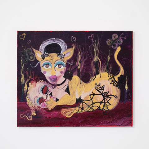 SPHINXES - RED NAILS AND A HEART IN THE DIRT N.2023—LUCILE LITTOT