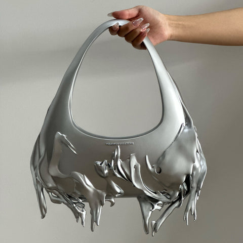 GNASTIY BAG-ROUND VERSION MATTE SILVER