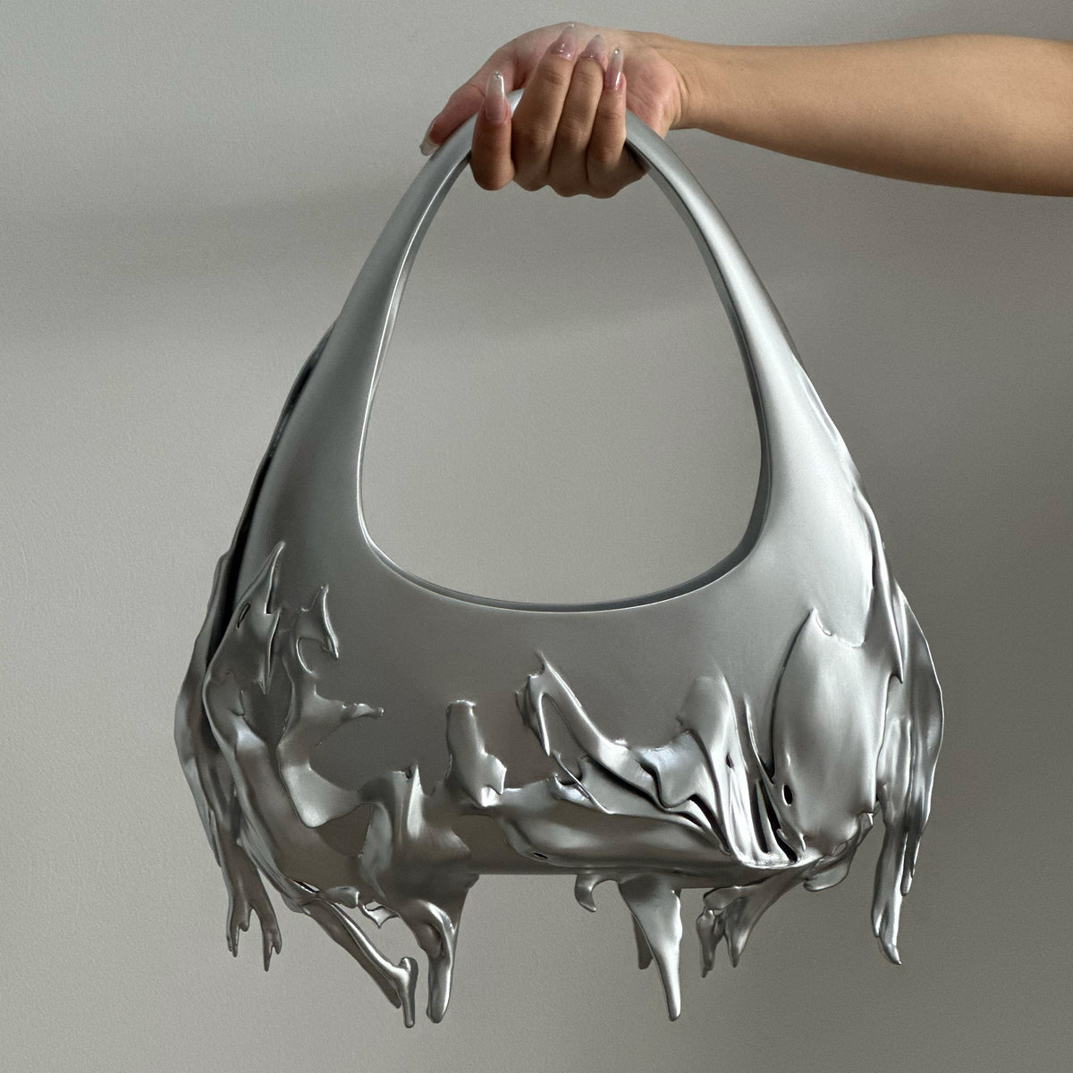 GNASTIY BAG-ROUND VERSION MATTE SILVER