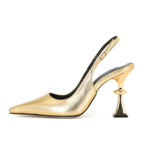 ROSALE SLING-BACKS GOLD