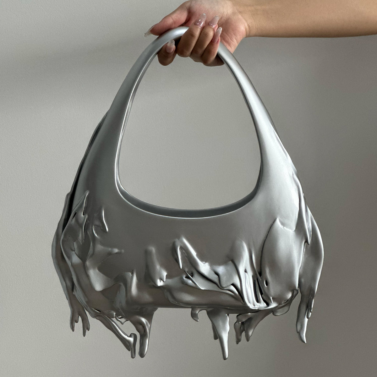 GNASTIY BAG-ROUND VERSION SEMI SILVER
