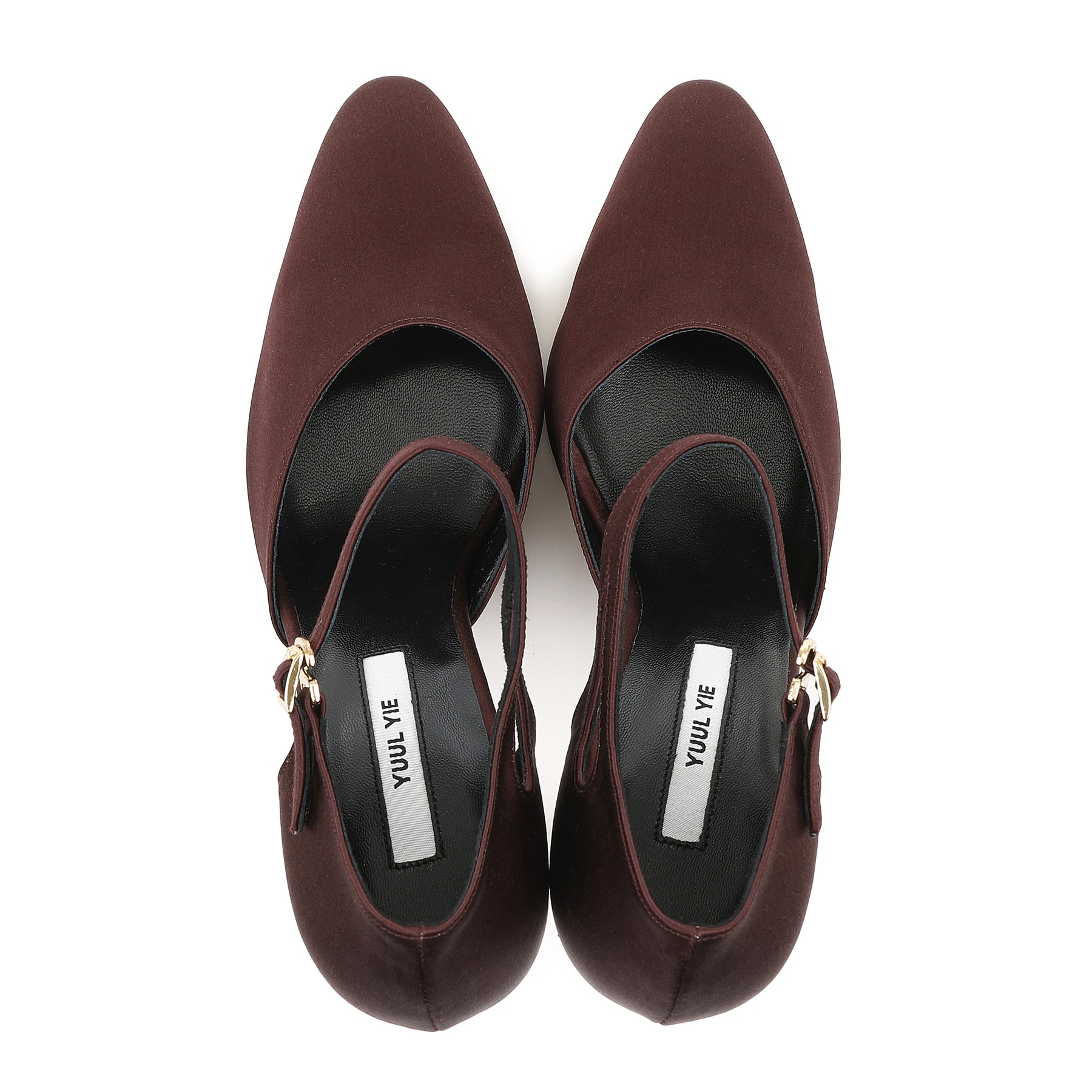 SYLVIE SANDALS BURGUNDY SATIN