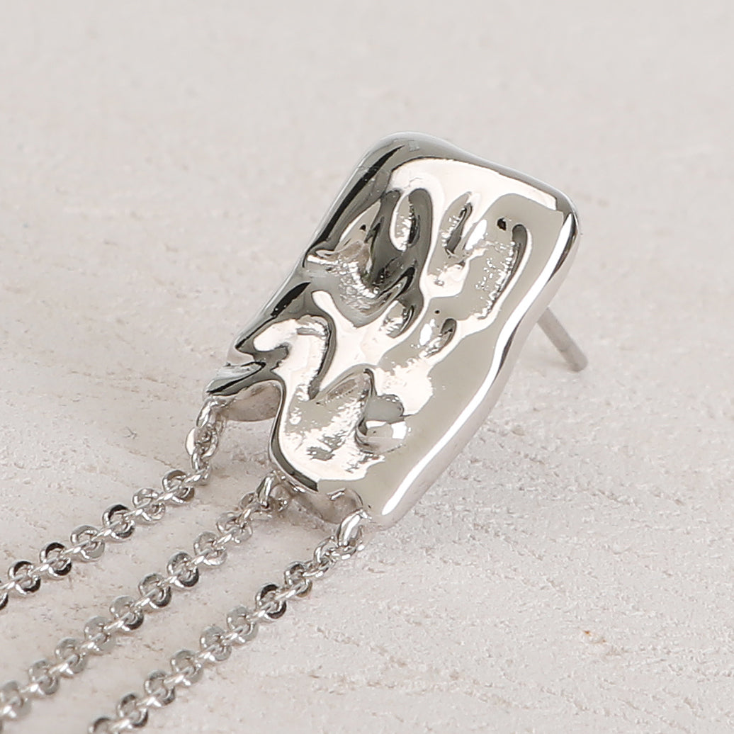 WATERFALL EARRING SILVER
