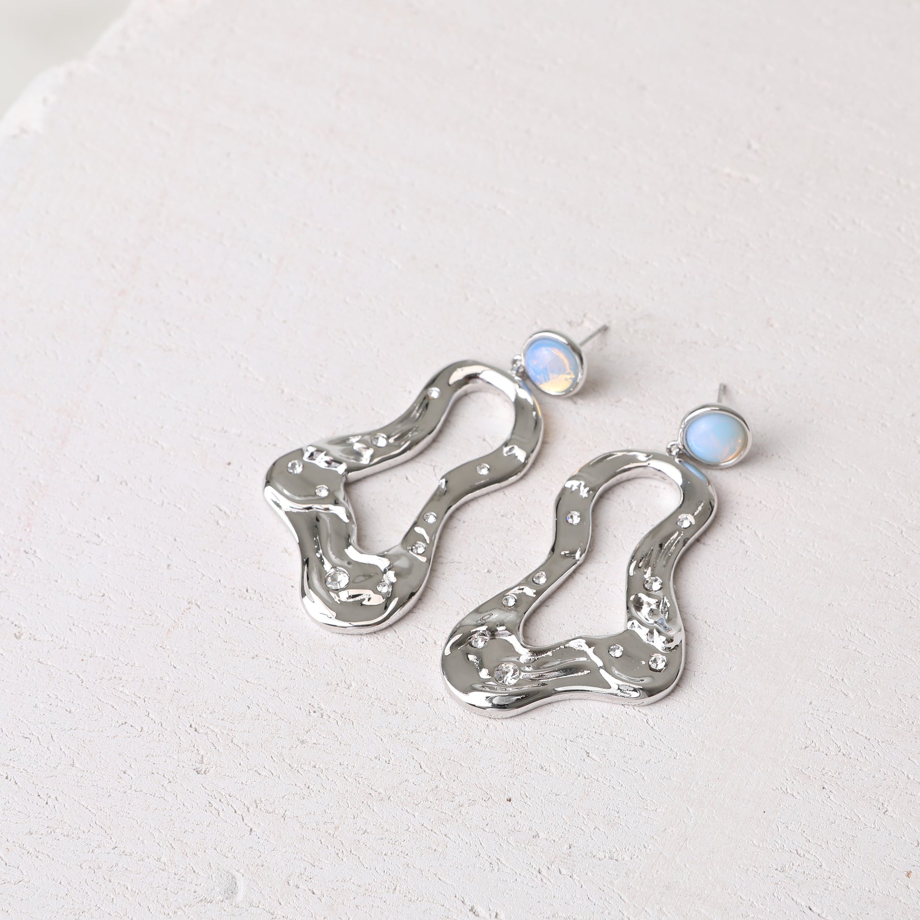 OYSTER EARRING SILVER