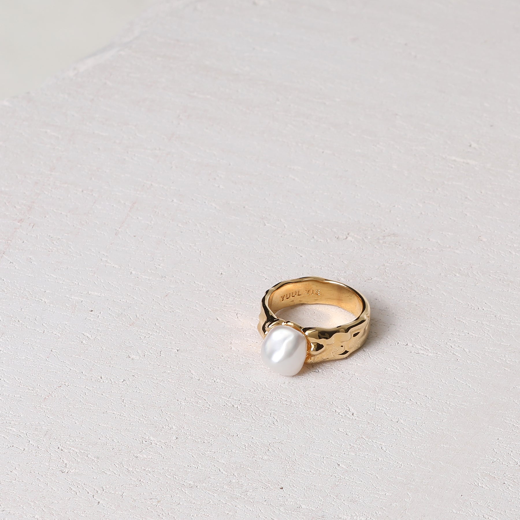 KARST PEARL RING GOLD