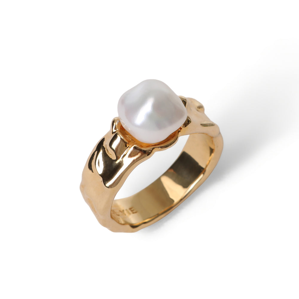 KARST PEARL RING GOLD