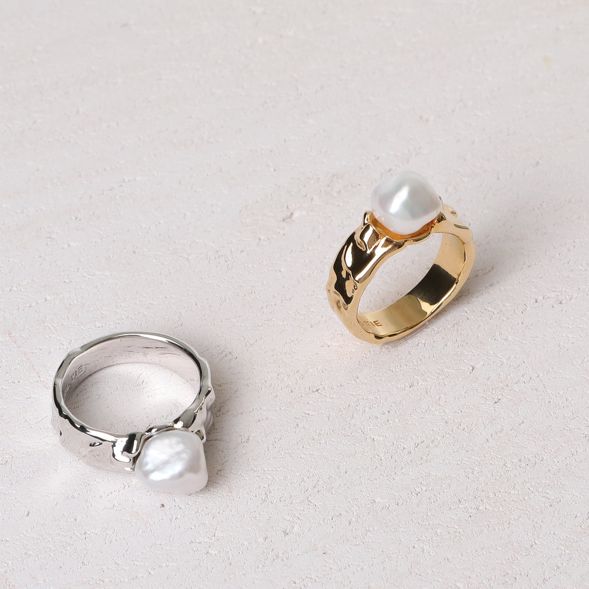 KARST PEARL RING SILVER